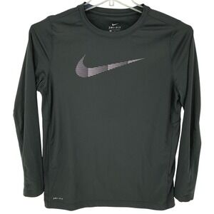 NIKE Phoenix Mercury Dri Fit‎ Long Sleeve Warm-Up Training Shirt Men's XL Gray